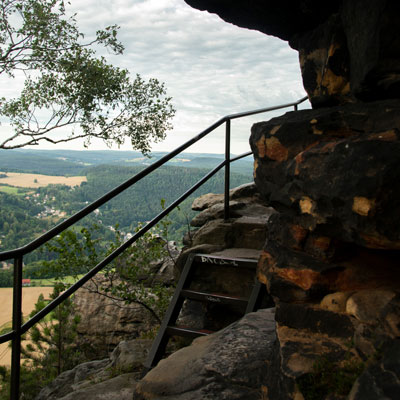 Ein Ausblick vom Lilienstein