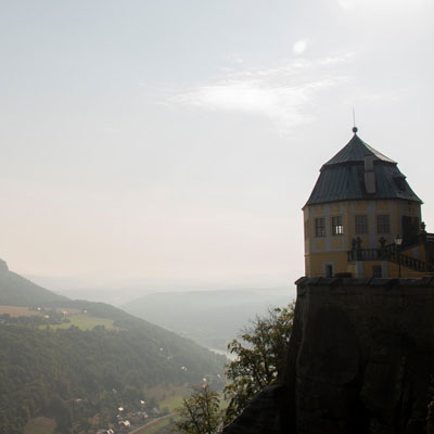 Die Festung am Morgen